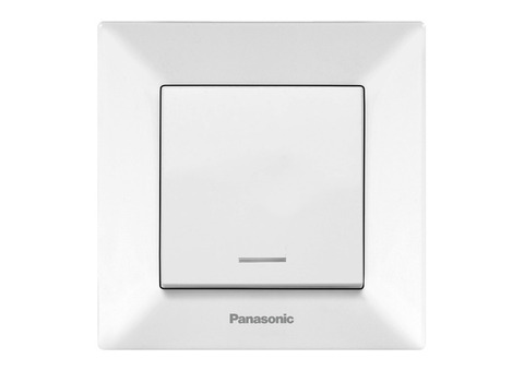 Выключатель Panasonic Arkedia WMTC00022WH-RES одноклавишный с подсветкой белый