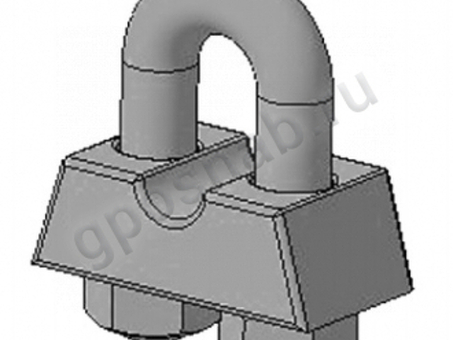 Зажим канатный ГОСТ 13186-67 (87): размеры , цена, купить , заказать