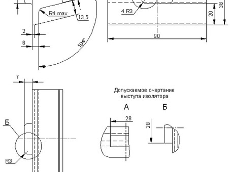 Регулировочный изолятор АРС-04.07.006-06 (толщина 6мм)