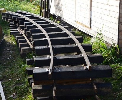 Путевое хозяйство Железнодорожная сталка колея , рельс P11 вес 1м.