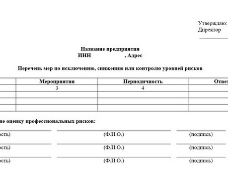 Оценка профессиональных рисков 2023 : как провести , выявить опасности и разработать документы , оценка продвижения сайта .