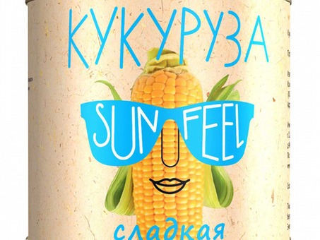 Кукуруза SUNFEEL (ч/в 1850кг ) ж/б 2650 мл по оптовым ценам