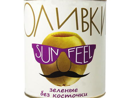 Оливки SUNFEEL Резанные ж/б 3 кг по оптовым ценам