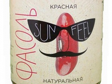 Фасоль SUNFEEL красная в с/с ж/б 2650 мл по оптовым ценам