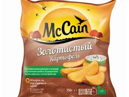 Картофель Дольки McCain без специй с/м 2,5 кг Кол-во штук в коробке - 4 шт по оптовым ценам