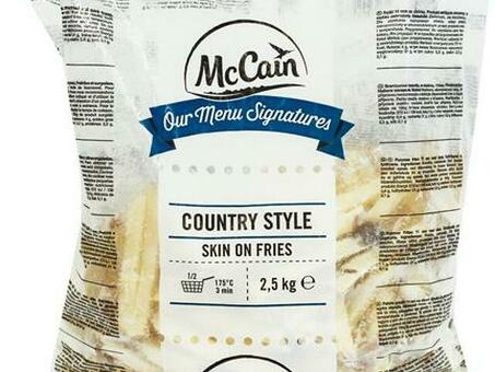 Картофель Фри с Кожурой McCain 11х11мм с/м 2,5 кг Кол-во штук в коробке - 5 шт по оптовым ценам