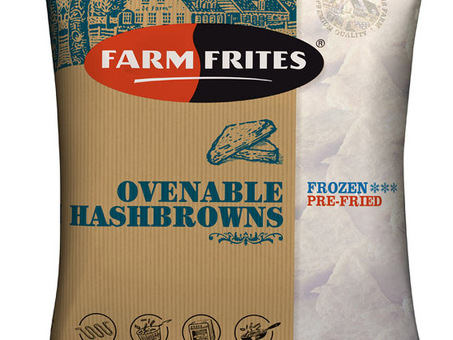 Картофель Хэшбраун Треугольные Котлеты FARM FRITES (с луком ) с/м 2,5 кг Кол-во штук в коробке - 4 шт по оптовым ценам