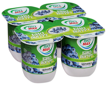 Йогурт БИО-МАКС Черника 2,2% 125 г по оптовым ценам