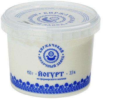 Йогурт КМЗ натуральный 3,5 % 3 кг Киржач по оптовым ценам