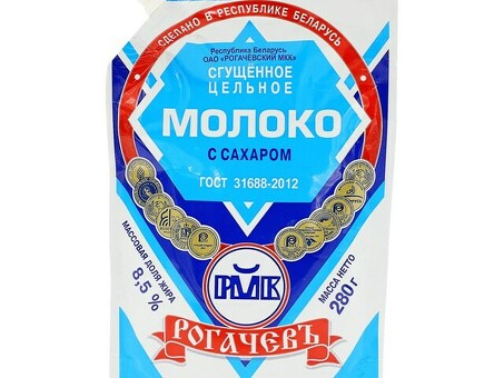 Молоко сгущенное Rogachev 8, 5% M / Package 280 g по оптовым ценам