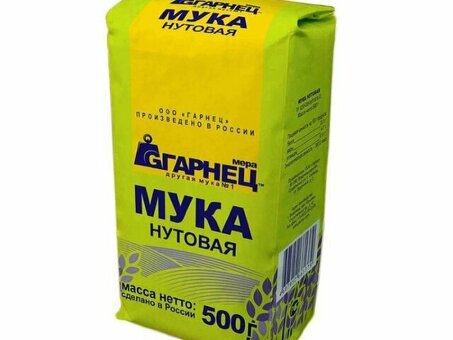 Мука ГАРНЕЦ Нутовая 500 г по оптовым ценам