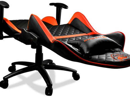Профессиональное игровое Рука стул кугерский броня один ( черно-оранжевый ) (3MARONXB.0001)