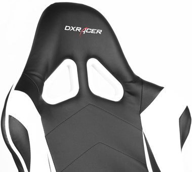 Игровое кресло DXRacer Racing OH/RE0/NW ( чёрно-белый ) (OH/RE0/NW)