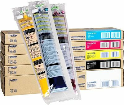 Картридж Brother Ink Cartridge GCX-4Y35-1 ( yellow ),350 мл (BGCX40Y03500112)