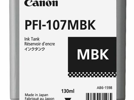 Картридж Canon PFI-107MBK ( matte black ) 130 мл (6704B001)