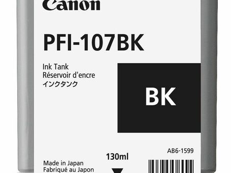 Картридж Canon PFI-107BK ( black ) 130 мл (6705B001)