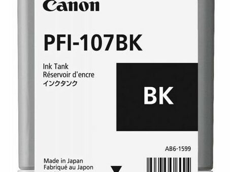 Картридж Canon PFI-107BK ( black ) 90 мл (6705B002)