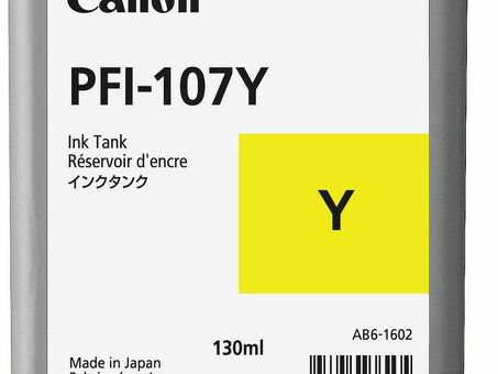 Картридж Canon PFI-107Y ( yellow ) 130 мл (6708B001)