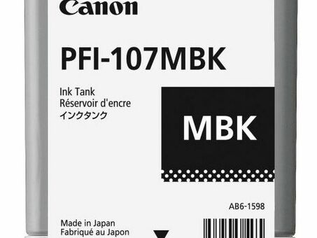 Картридж Canon PFI-107 комплект (MBKX2, BK, M, C, Y) 4 штуки х 90мл , 2шт x 130мл