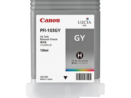 Картридж Canon PFI-103GY (gray) 130мл (2213B001)