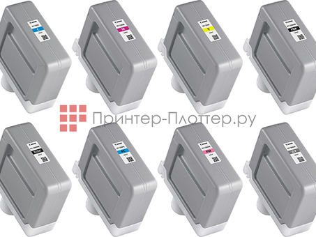 Картридж Canon PFI-1300 комплект (С, М, У, ПБК, МБК, ПК, ПМ, ГЯ), 8 шт. x330мл