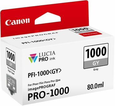 Картридж Canon PFI-1000GY (gray) 80 мл (0552C001)