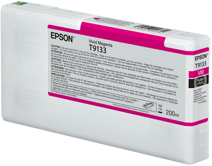 Картридж Epson T9133 ( vivid magenta ), 200 мл (C13T913300)