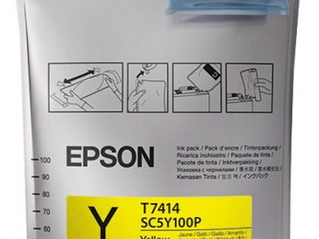 Чернила Epson T7414 UltraChrome DS комплект ( yellow ) 6шт х 1000мл (C13T741400)