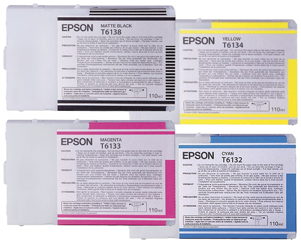 Картридж Epson T613x комплект (C,M,Y,K), 4шт x 110мл