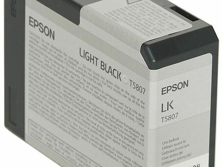 Картридж Epson T5807 (light black ) 80 мл (C13T580700)