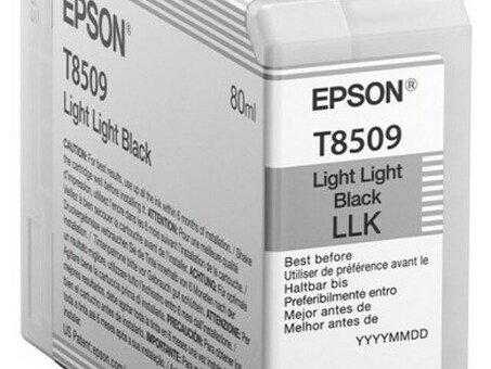 Картридж Epson T8509 UltraChrome HD (light light black ), 80 мл (C13T850900)