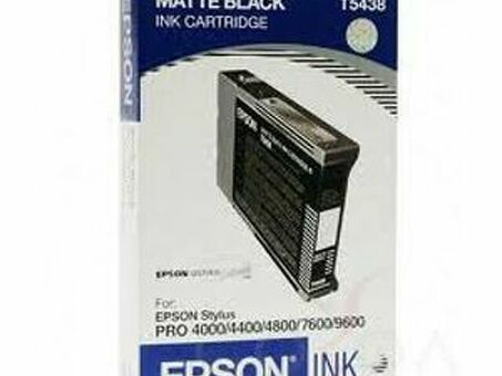 Картридж Epson T5438 ( matte black ) 110 мл (C13T543800)