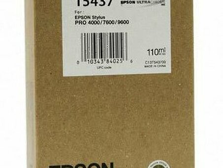 Картридж Epson T5437 (light black ) 110 мл (C13T543700)