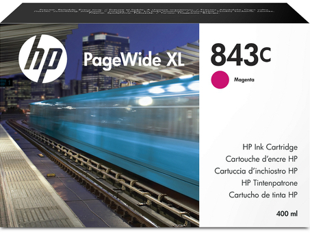 Картридж HP 843C PageWide XL ( magenta ), 400 мл (C1Q67A)