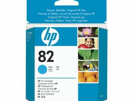 Картридж HP 82 (cyan) 28мл (CH566A)