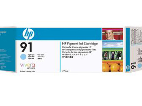 Картридж HP 91 (light cyan) 775мл (C9470A)