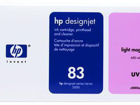 Картридж HP 83 UV (light magenta ) и печатающая головка , набор , 680 мл (C5005A)