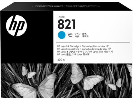 Картридж HP 821 (cyan), 400 мл (G0Y86A)