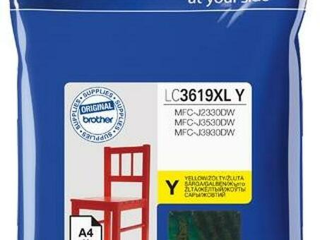 Картридж Brother LC-3619XLY ( yellow ), 1500 стр. (LC3619XLY)