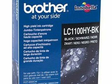 Картридж Brother LC-1100HY-BK ( black ), 900 стр. (LC1100HYBK)