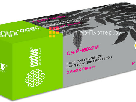 Картридж лазерный Кактус CS-PH6022M 106R02761 пурпурный ( 1000 стр.) для Xerox Phaser 6020/6022/WC6025/6027 (CS-PH6022M)