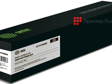 Картридж лазерный Кактус CS-PH7800BK 106R01573 Black ( 19800 σ.) Для перья нут 7800 (CS-PH7800BK)