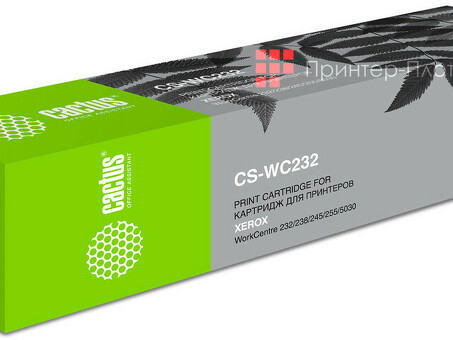 Картридж лазерный Кактус CS-WC232 006R01046 Черный (32000 стр.) для Xerox WC 232/238/245/255/5030 (CS-WC232)