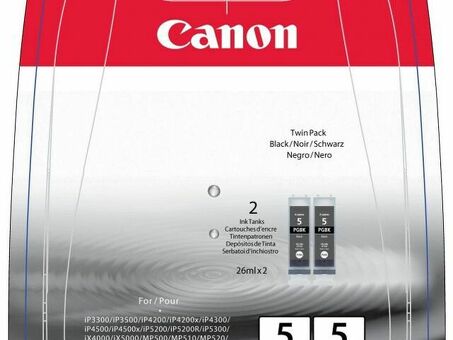 Картридж Canon PGI-5BK TWI комплект ( black ), 2шт (0628B030)