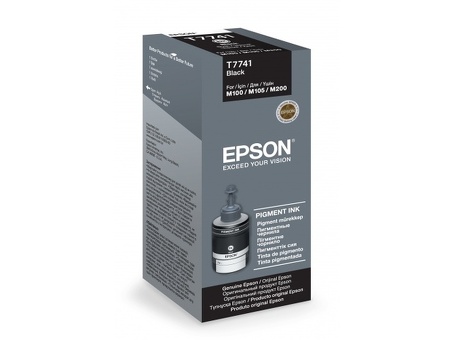 Картридж Epson T7741 с черными чернилами M100, M200, M105 (C13T77414A)