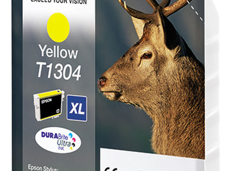 Картридж Epson DURABrite Ultra Ink T1304 Singlepack ( yellow ) (C13T13044012, C13T13044010) (C13T13044012)