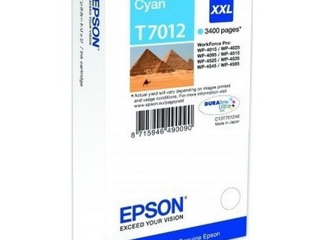 Картридж Epson T7012 XXL (cyan) (C13T70124010)