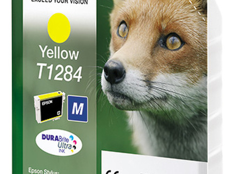 Картридж Epson DURABrite Ultra Ink T1284 Singlepack ( yellow ) (C13T12844012, C13T12844011) (C13T12844012)