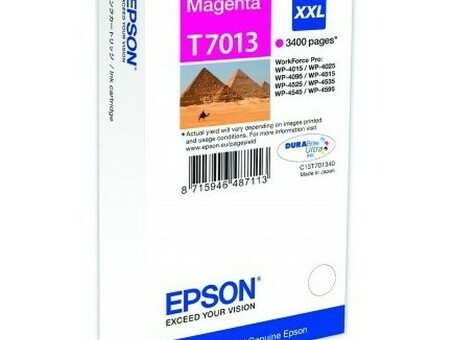 Картридж Epson T7013 XXL ( magenta ) (C13T70134010)