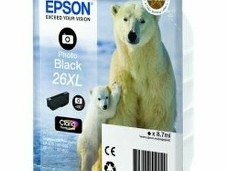 Картридж Epson Claria Premium Ink 26XL Singlepack ( photo black ) (C13T26314012, C13T26314010) (C13T26314012)